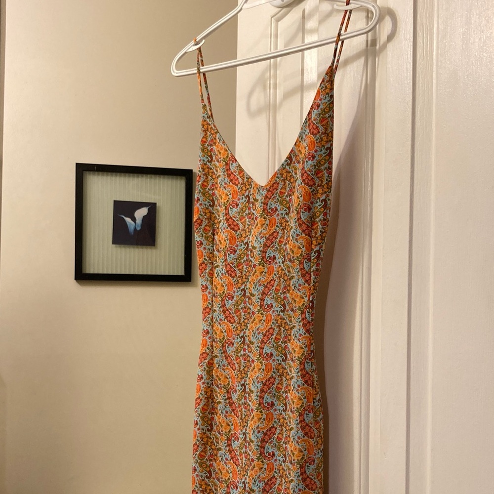 Form fitting boho sun Dress in Vibrant Hues